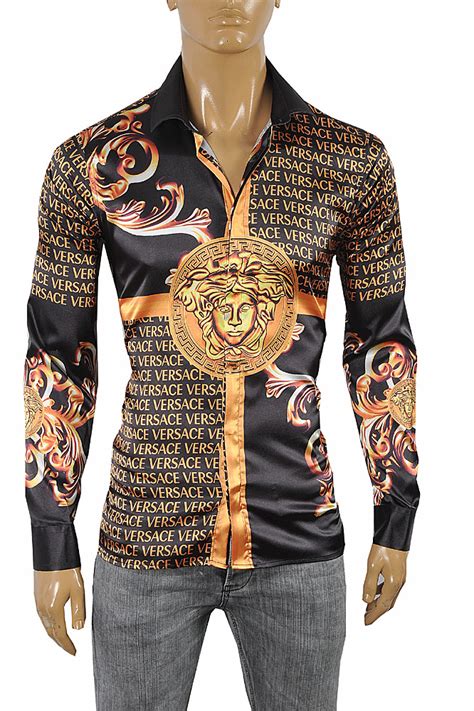 versace clothes for men|luxury shirts for men.